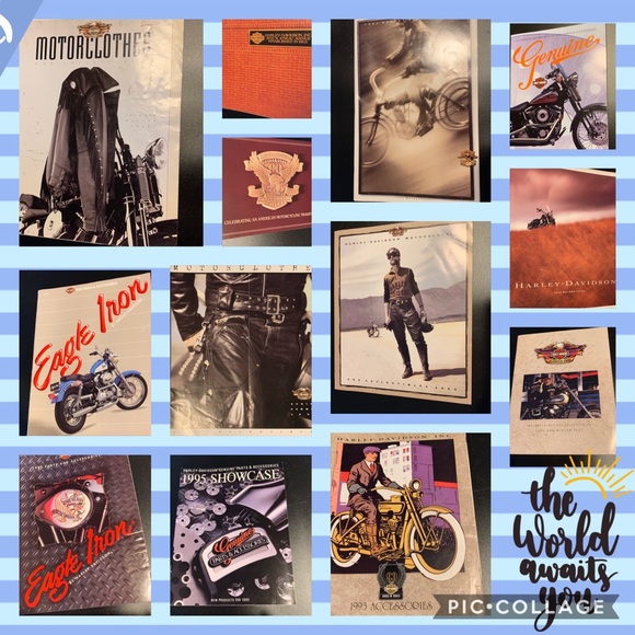 Harley-Davidson Other - #SOLD# HARLEY DAVIDSON 91,92,93,94,95 CATALOGUES